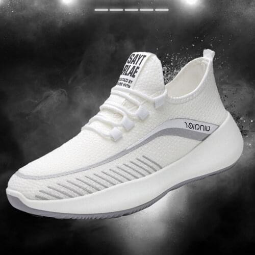 HKXN 2020 Spring Summer New Vulcanized Shoes Women Breathable Trainers Couple Sport Shoes Outdoor Fashion Casual Sneakers T