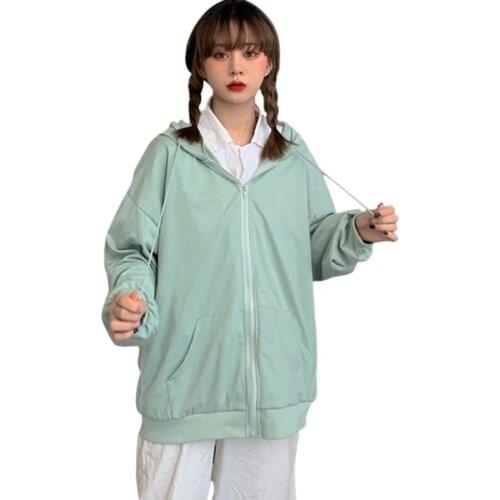 Women Unisex Korean Hoodies Sweatshirt Fleece Tracksuit Sweatshirt Winter Couple Casual Loose Jumper Plus Size