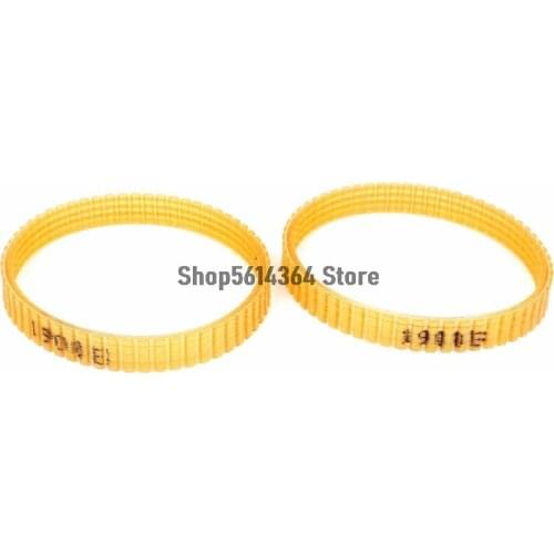 2 Pcs 10mm Width Electric Planer Part Drive Belt Band Yellow for Makita 1900B
