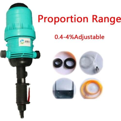 Proportioning Dispenser Dosing Pump Liquid Doser Plastic Controllable Injector Livestock Fertilizer Irrigation Water Powered