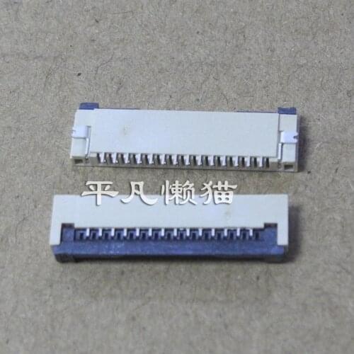 FPC 14-pin 1.0MM pitch Lower connection Flip-flop socket Notebook Start-up touch keyboard buckle seat