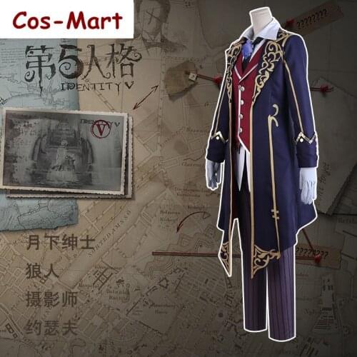 Game Identity V Joseph Desaulniers Cosplay Costume Photographer Gentleman Uniform Activity Party Role Play Clothing Custom-Make