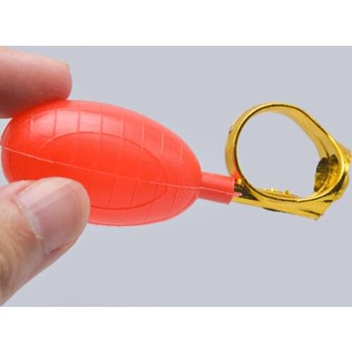Trick Toy for Kids/Adults Spray Water When Press It Relieve Stress Ring Funny Trick Supplies with Water Inside