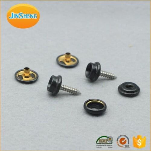 15mm Boat Baby trolley Stainless Steel screw 5/8'' Fastener Snap Press Stud Cap Button Marine Hardware Boat Snap Popper Press