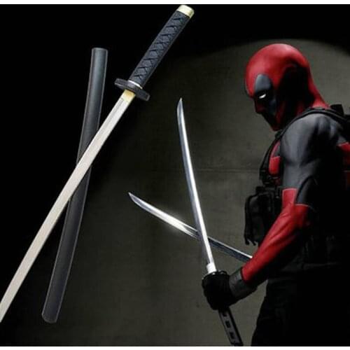 A pcs 61cm to 76cm Film Deadpool Cosplay Sword Figure Model Equipment PU Swords Weapons Party Costumes Accessories props