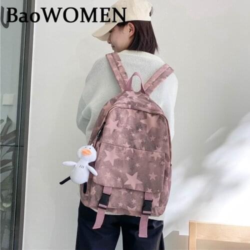 BaoWomen Washable Woman Backpack Suitable For School Girls Bookbags Large Capacity Rugged Travel Backbags High Quality Bags