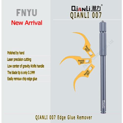 Glue remover knife blade tip is only 0.1mm Glue removal blade QIANLI 007 edge glue remover Double-headed shank FOR IPHONE