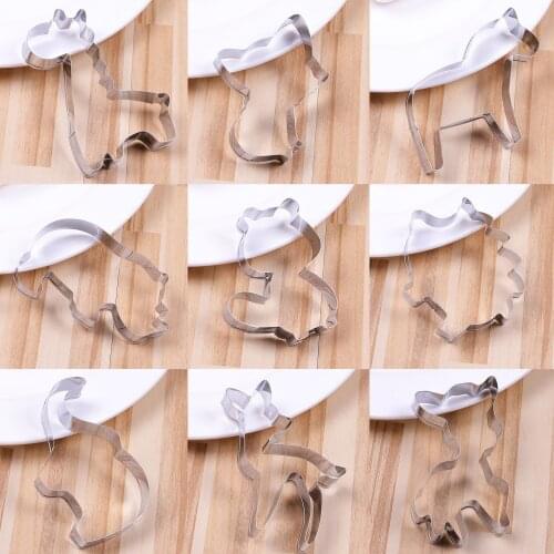 Polymer Clay Cutters animal Shape mold Stainless Steel for Cookie Pottery Fondant Craft Cutting modeling Tool