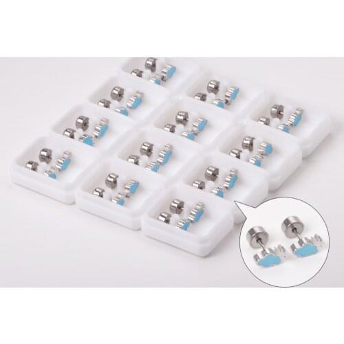 Blue Cloud Stainless Steel Stud Earrings 12 Pairs/lot Wholesale Small Ear Stud for Women Girl Fashion Gift Party Jewelry
