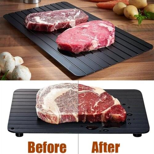 Quality Fast Defrost Tray Fast Thaw Frozen Meat Fish Sea Food Quick Defrosting Plate Board Tray Restaurant Kitchen Gadget Tool