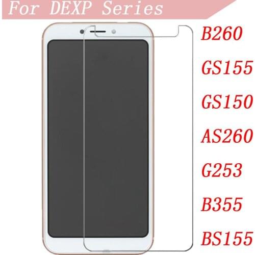 9H 2.5D Tempered Glass Smartphone For DEXP B260 GS155 GS150 AS260 G253 B355 BS155 Protective Film Screen Protector cover phone