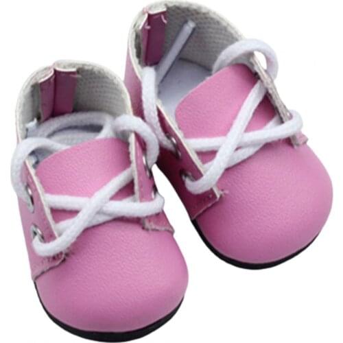 1 Pair Shoes Casual Fine Workmanship Faux Leather Figure Doll Sports Shoes for Gift