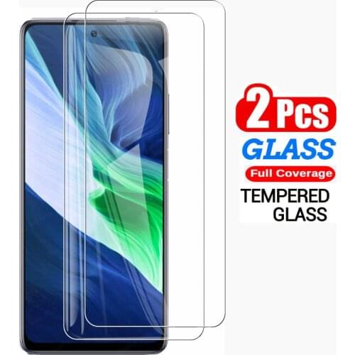 2/1 PCS Tempered glass On For Infinix Note 10 Pro Screen protector Film For Infinix Note10 Pro 10Pro X693 X695 Protective Glass