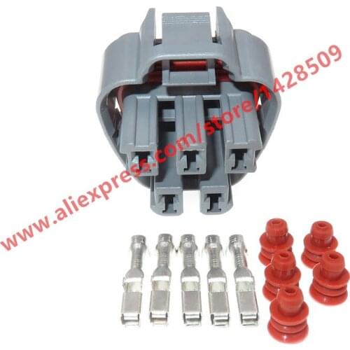 20 Sets 5 Pin Auto Gasoline Oil Pump Assembly Plug Female Waterproof Connector For Toyota Hyundai MG641521-4