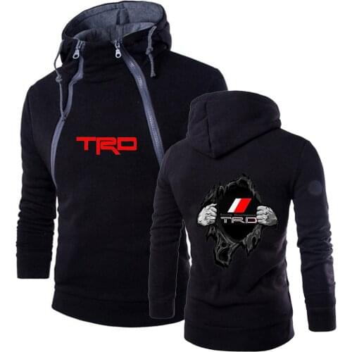 2020 Toyota TRD Car Logo Leisure Mens Pullover Brand Hooded Sweatshirt Classic Tracksuit Warm Slim Customize Tops Hoodies