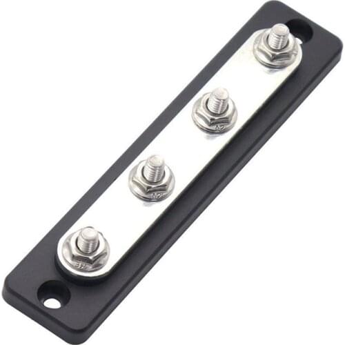 4 Terminals 150A Heavy Duty Bus Bar Power Distribution Block Car Auto Truck Busbar Terminal Block for Yacht Ship