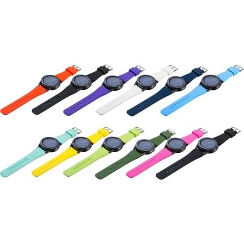 EiEuuk Accessory Soft Silicone Bracelet Wrist Strap Watch Band for Samsung Gear S3 Frontier/Classic Smartwatch