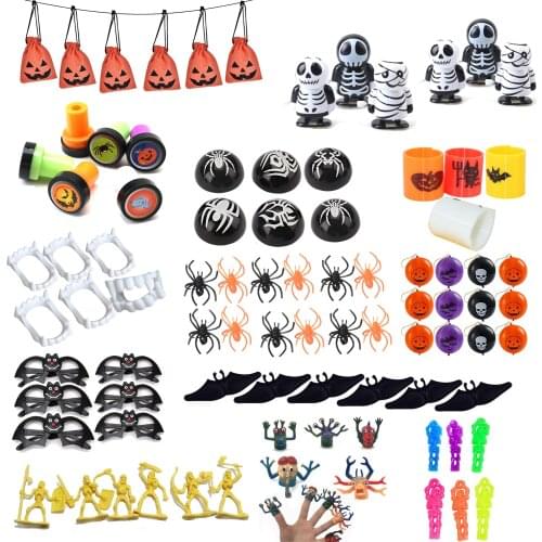 Free ship great value 84pc HALLOWEEN theme toy assortment party toys favors gifts loot bag pinata fillers kids toys assortment