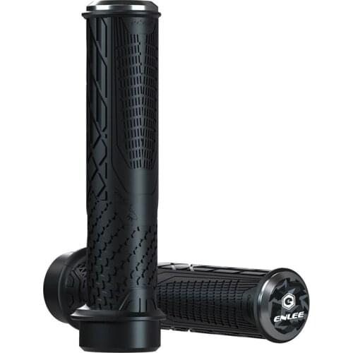 ENLEE Bike Handlebar Grips Comfortable TPR Locking MTB Handlebars Grip Bike Grips for MTB BMX