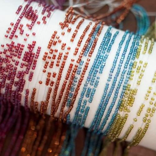 French bead embroidery m Japan east treasure three section m 1.5 mm bead more than a string of 50 cm about 250 color