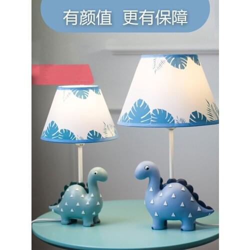 Cartoon Creative Colorful Dinosaur Table Lamp Boys and Girls Bedroom Childrens Room Lamp Modern Simple LED Animal Table Lamp