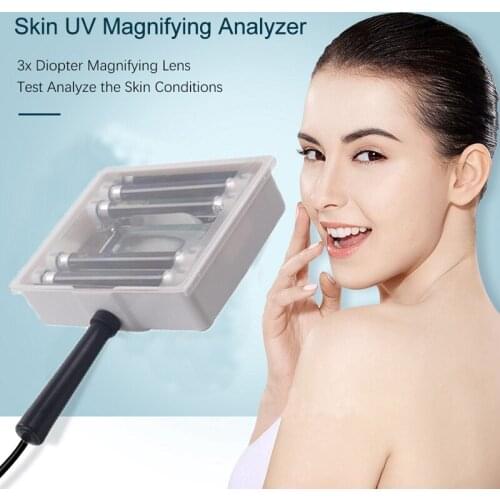 Lamp Skin Uv Analyzer Facial Skin Testing Examination nifying Analyzer Lamp Machine with Protective Cover EU Plug