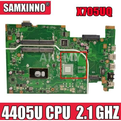For ASUS Vivobook 17 X705UQ X705UAP X705UAR X705UA X705U Laptop motherboard Mainboard 4405U CPU 2.1 GHZ