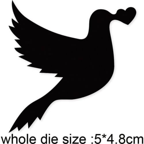 Metal cutting dies cut die mold heart bird decoration Scrapbooking dies paper craft knife mould blade punch stencils dies 2021