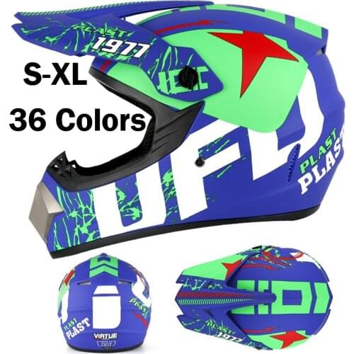 Motorcycle Helmet Full Face 36 Colors Four Seasons Downhill Cool Go-Kart Helmets Moto Bicycle Enduro Motocross Mtb Helmet