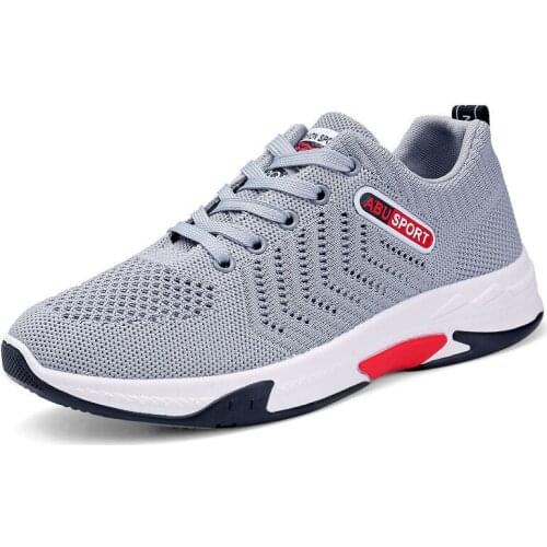 2021 Summer Autumn New Fashion Mens Vulcanize Shoes Breathable Low Heel Light Mesh Shallow Casual Shoes Suitable for Sport
