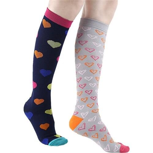 New Arrival Women Compression Socks Best for Athletic Running Medical Sports Flight Travel Crossfit Football Socks