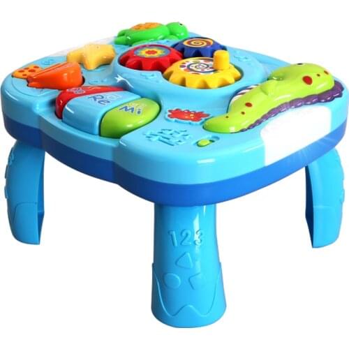Educational Game Toys Musical Baby Learning Table Discovering Activity Baby Table