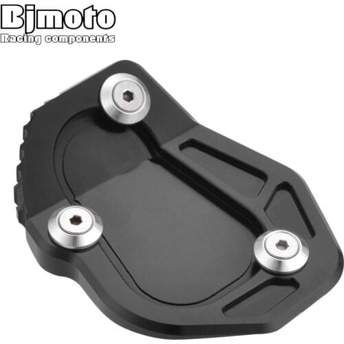 BJMOTO Motorcycle Side Stand Enlarger Plate Pad For BMW R NINE T RNINET 2017-2018 Kickstand Extension
