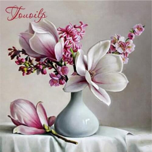 Full Square Diamond Painting Flowers Art Embroidery Crystal Mosaic Cross Stitch Resin Rhinestones Craft Kits Home Decor 5D DIY