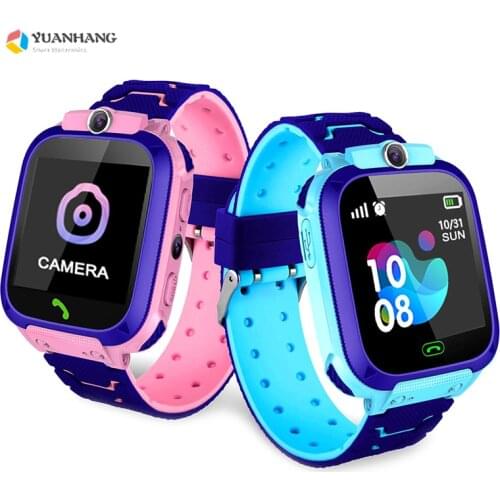 Smart Accurate Real-time Tracker Location SOS Call Remote Monitor Camera SIM Kids Student Phone Watch Wristwatch For IOS Android