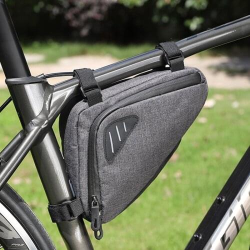 Bike Bicycle Bag Rainproof Large Capacity MTB Road Frame Bag Triangle Pouch Waterproof Caulking Bag Pannier Bike Accessories