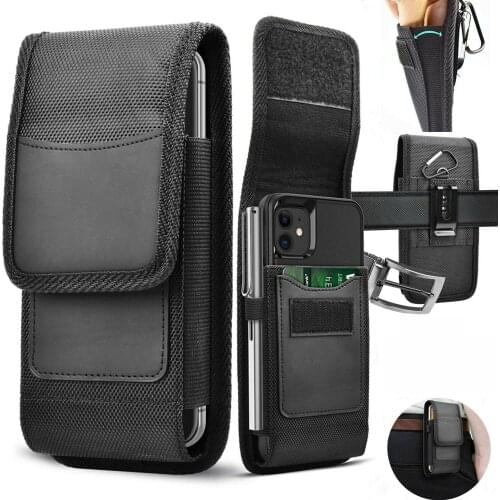 Large Capacity Mobile Phone Bags Cell Phone Holster Pouch with Belt Loop Wallet Case Cover Case Waist bag Phone Protector