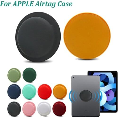 For Apple Airtags Protective Cover Back Adhesive Mount Soft Cover Protector Anti-lost Repeatable Pasting Case For Apple Airtag