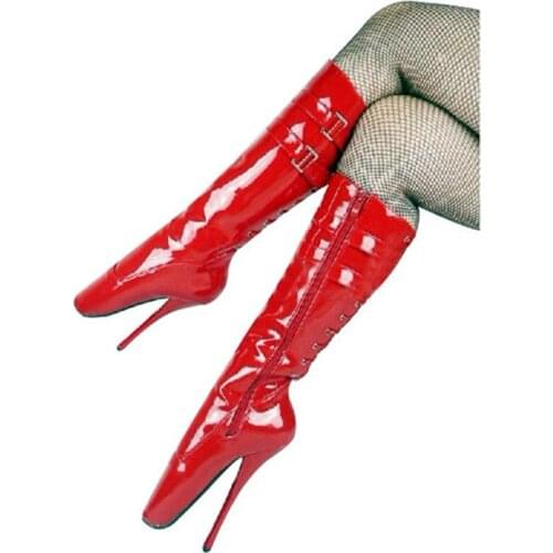 Womens Boots Sex Ballet Boots Party Boots Stiletto Heel SM Knee-High Boots US Size 6-14 No.13449