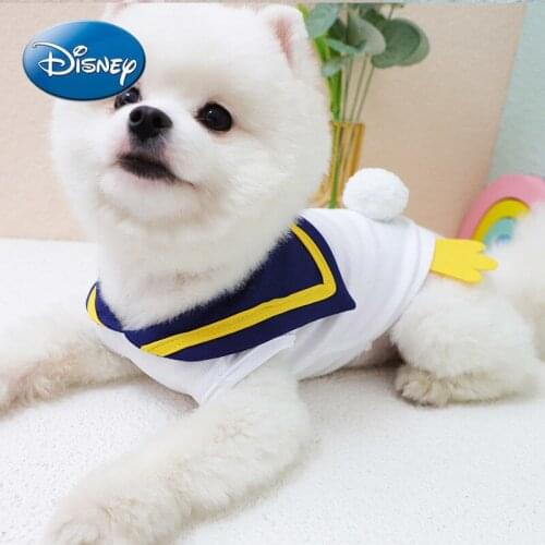 Disney Duckling Vest Spring and Summer Thin Puppy Clothes Teddy Bichon Hiromi Pet Small Dog Cat Summer Pet Supplies