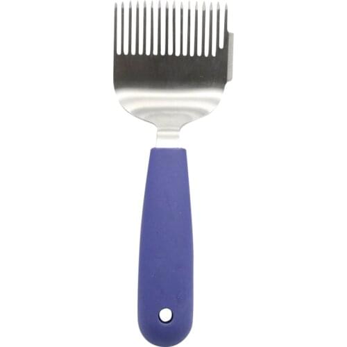 16-Pin Cut Honey Fork Type Knife Stainless Steel Cut Honey Comb Fork Scratcher Bee Beekeeping Honey Tools 1 Pc