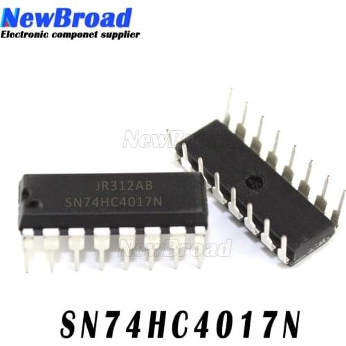5pcs 74HC4017N DIP-16 MC74HC4017N DIP 74HC4017AP 74HC4017 DIP16 SN74HC4017N