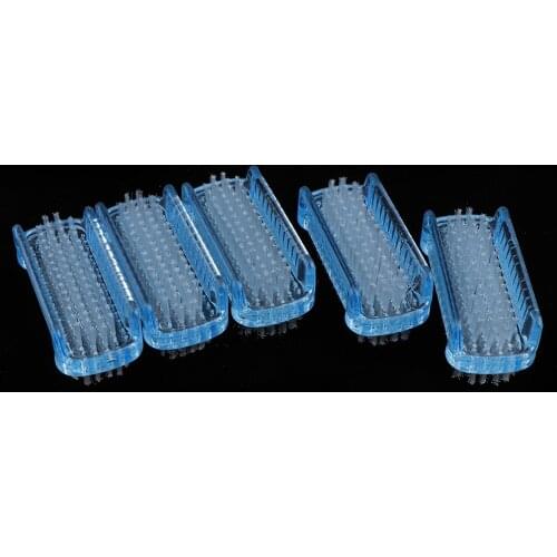 5pcs Dual Sided Powder / Dust Dusting Duster Nails Clean Brush Manicure Tool