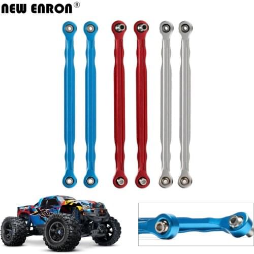 #7748 2P Aluminum Front Left&Right Servo Steering Rods Toe Links For RC Car Part 1/5 Traxxas X-Maxx XMaxx 6S 8S 77076-4 77086-4