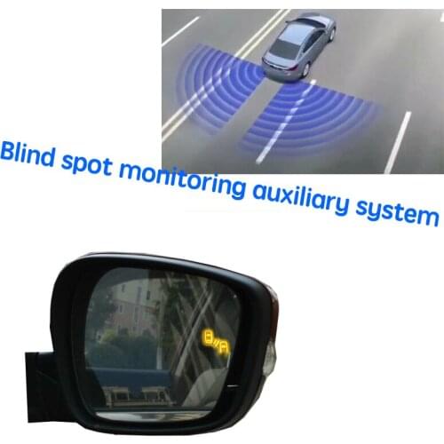 Car BSD BSM BSA Blind Area Spot Warning Drive Mirror Rear Radar Detection System For Hyundai Elantra i35 Avante MD UD 2011~2016