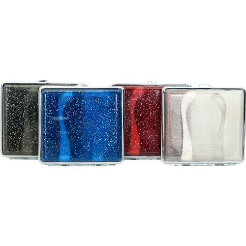 GORDON Plastic Cigarette Case Sequin Design Tobacco Cigarette Case Box for 20pcs Cigarette Smoke Smoking Accessories