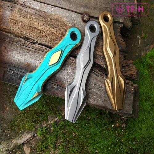 Crowbar Titanium Alloy Zirconium Portable Self-defense Self-rescue Bottle Opener High-strength Multifunctional Edc Tool