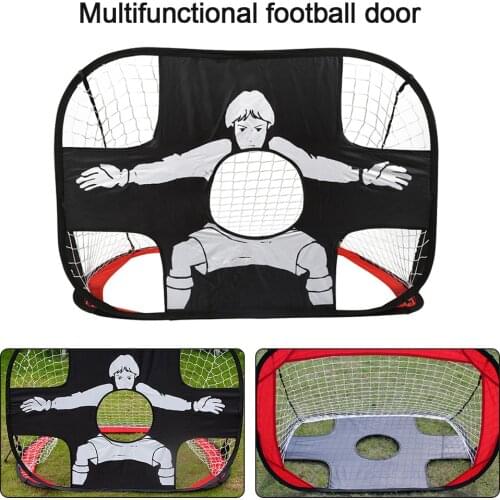 Kid Children Foldable Football Gate Net Portable Outdoor Indoor Fun Game Accessories Goal Ball Practice Soccer Training Mini Net