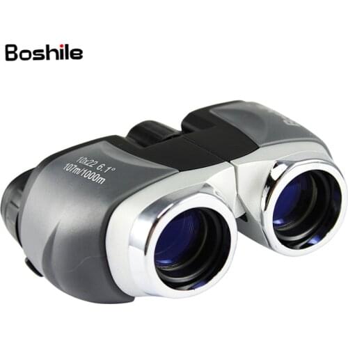 Compact Boshile Concert Binoculars Lll Night Vision Telescope Hd 10x22 Mini Pocket binocular Portable for Hunting Camping Hiking