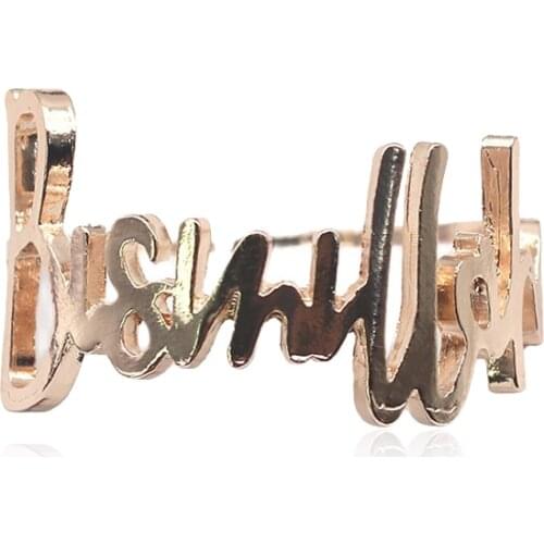 42MM Rose Gold Metal Table Art Napkin Holder Ring Napkin Round for Table Decorative and Accessories Serving Napkin for Kitchen